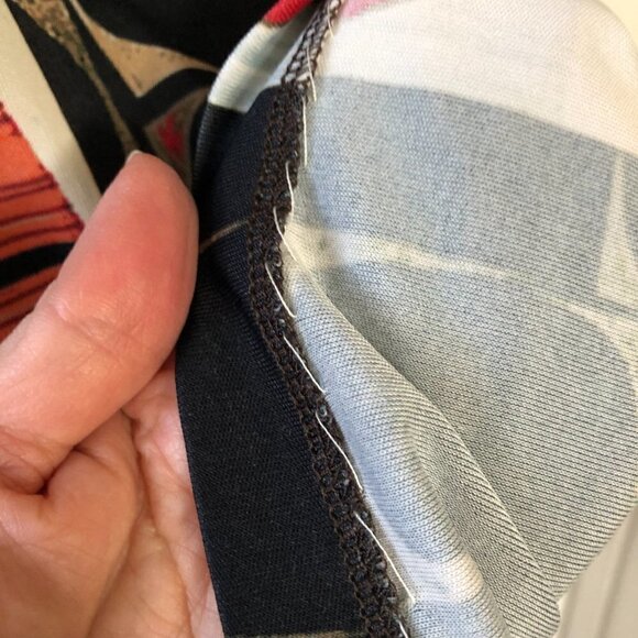 MALIPARMI Italy Printed Jersey Knit Dress size S - Picture 5 of 9